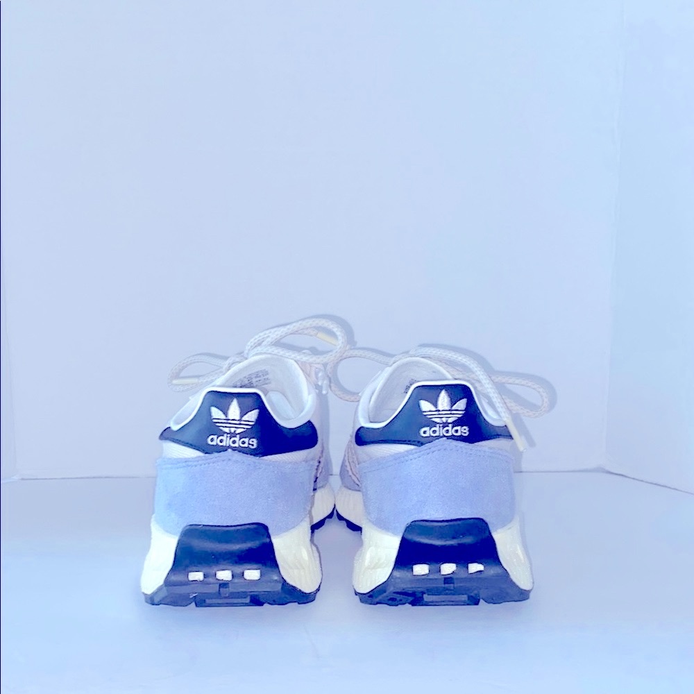 Adidas Women's Retropy E5 Aluminum Silver and Violet Sneakers Size 8 - Picture 4 of 15
